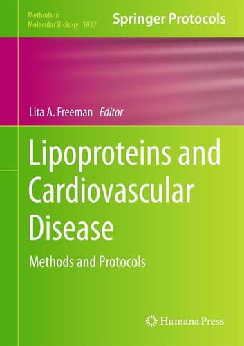 Lipoproteins and Cardiovascular Disease Methods and Protocols