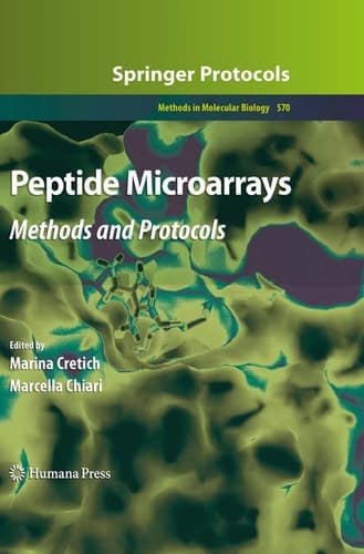 Peptide Microarrays Methods and Protocols