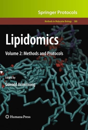 Lipidomics: Volume 1: Methods and Protocols (Methods in Molecular Biology, 579)