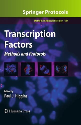 Transcription Factors Methods and Protocols
