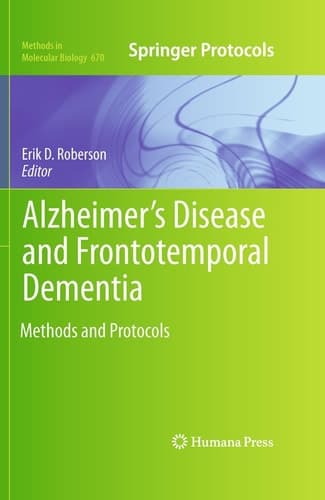 Alzheimer's Disease and Frontotemporal Dementia Methods and Protocols