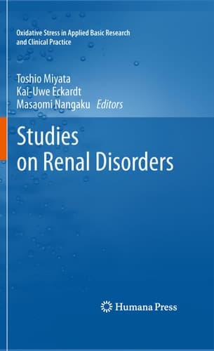 Studies on Renal Disorders