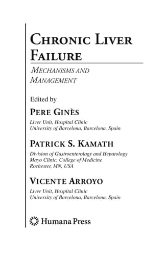 Chronic Liver Failure Mechanisms and Management