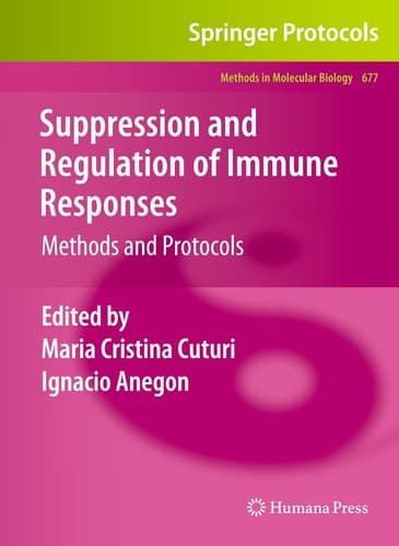 Suppression and Regulation of Immune Responses Methods and Protocols