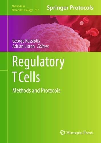 Regulatory T Cells Methods and Protocols