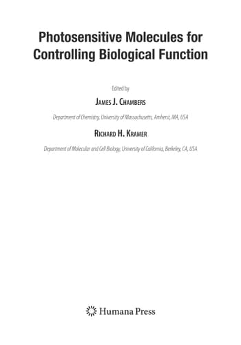 Photosensitive Molecules for Controlling Biological Function