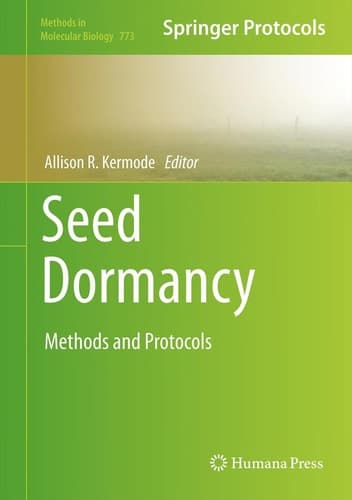 Seed Dormancy Methods and Protocols