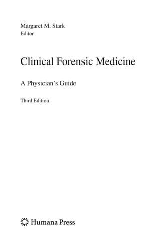 Clinical Forensic Medicine A Physician's Guide