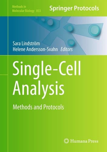 Single-Cell Analysis Methods and Protocols