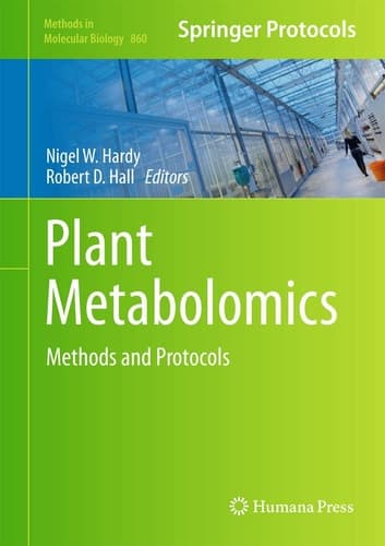 Plant Metabolomics Methods and Protocols