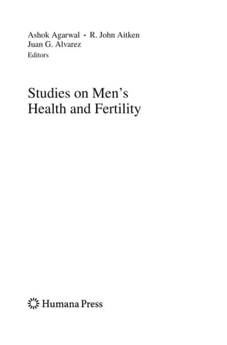 Studies on Men's Health and Fertility