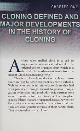 Cloning