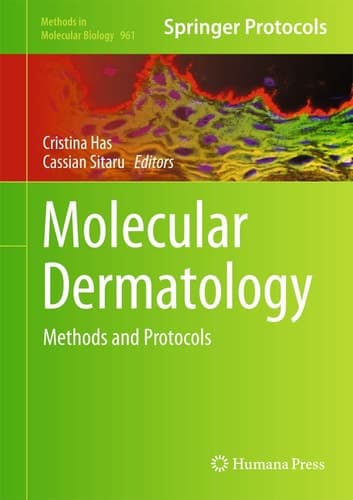 Molecular Dermatology Methods and Protocols