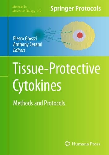 Tissue-Protective Cytokines Methods and Protocols