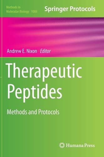 Therapeutic Peptides Methods and Protocols