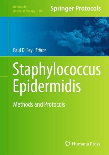 Staphylococcus Epidermidis Methods and Protocols