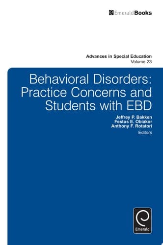 Behavioral Disorders Practice Concerns and Students with EBD