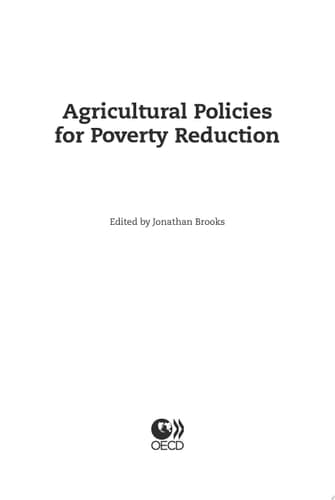Agricultural Policies for Poverty Reduction