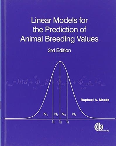 Linear Models for the Prediction of Animal Breeding Values