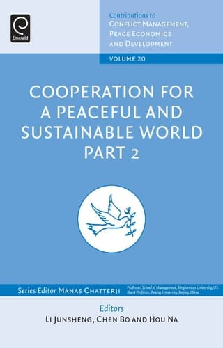 Cooperation for a Peaceful and Sustainable World Part 2