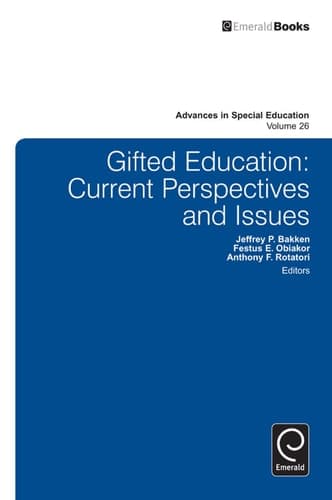 Gifted Education Current Perspectives and Issues