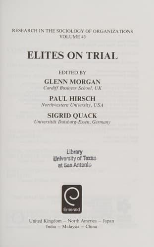 Elites on Trial