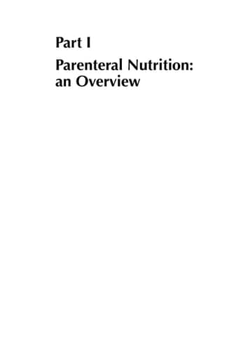 Home Parenteral Nutrition