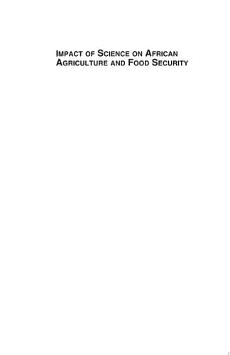 Impact of Science on African Agriculture and Food Security