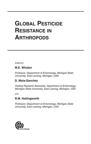 Global Pesticide Resistance in Arthropods