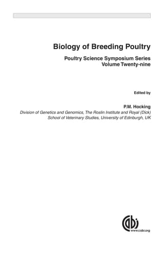 Biology of Breeding Poultry