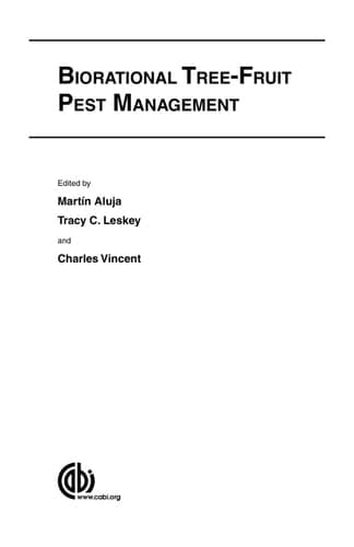 Biorational Tree-fruit Pest Management