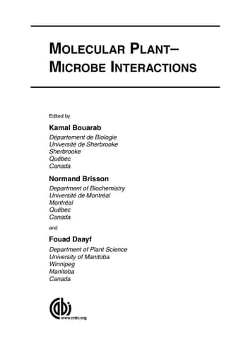 Molecular Plant-microbe Interactions