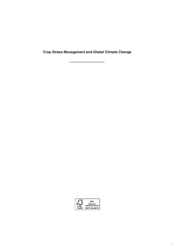 Crop Stress Management and Global Climate Change
