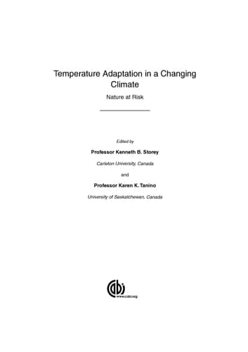 Temperature Adaptation in a Changing Climate Nature at Risk
