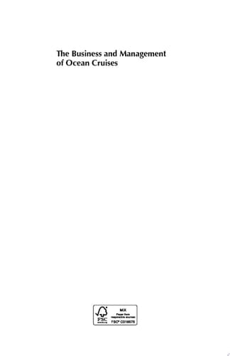 The Business and Management of Ocean Cruises