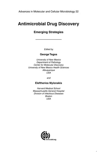 Antimicrobial Drug Discovery Emerging Strategies