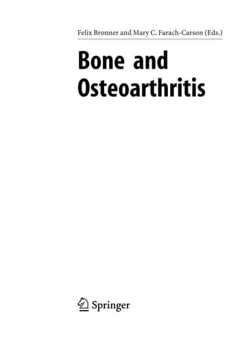 Bone and Osteoarthritis