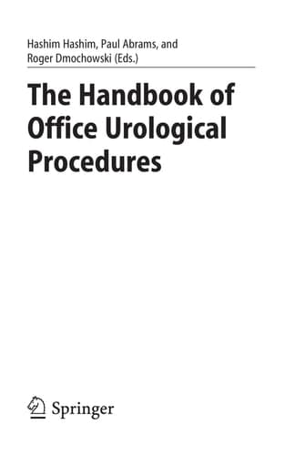 Handbook of Office Urological Procedures
