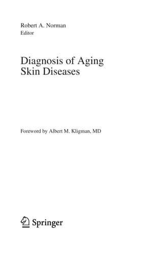 Diagnosis of Aging Skin Diseases