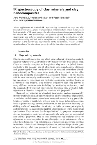 Spectroscopic Properties of Inorganic and Organometallic Compounds Techniques, Materials and Applications, Volume 41