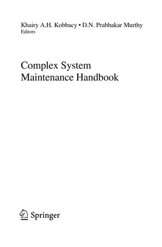 Complex System Maintenance Handbook