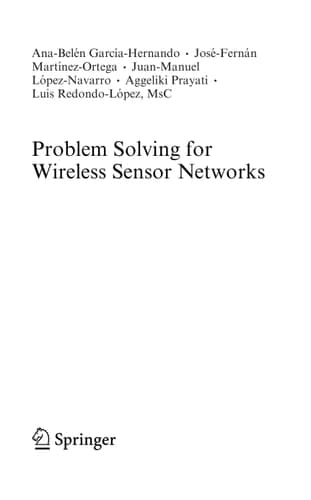 Problem Solving for Wireless Sensor Networks