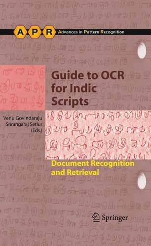 Guide to OCR for Indic Scripts Document Recognition and Retrieval