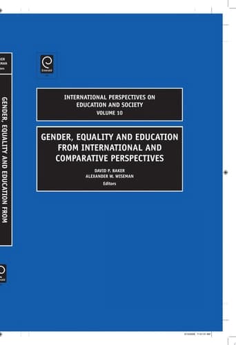 Gender, Equality and Education from International and Comparative Perspectives