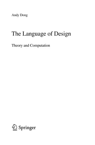 The Language of Design Theory and Computation