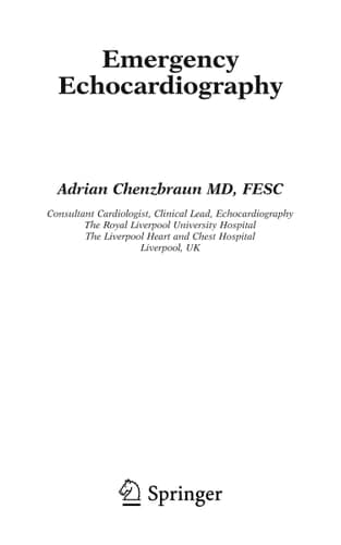 Emergency Echocardiography