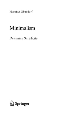Minimalism Designing Simplicity