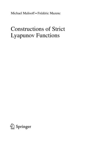 Constructions of Strict Lyapunov Functions