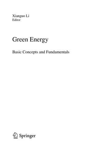 Green Energy Basic Concepts and Fundamentals