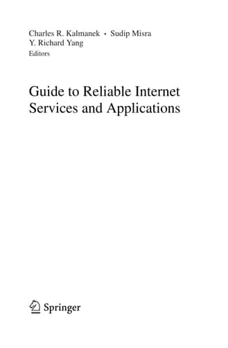 Guide to Reliable Internet Services and Applications